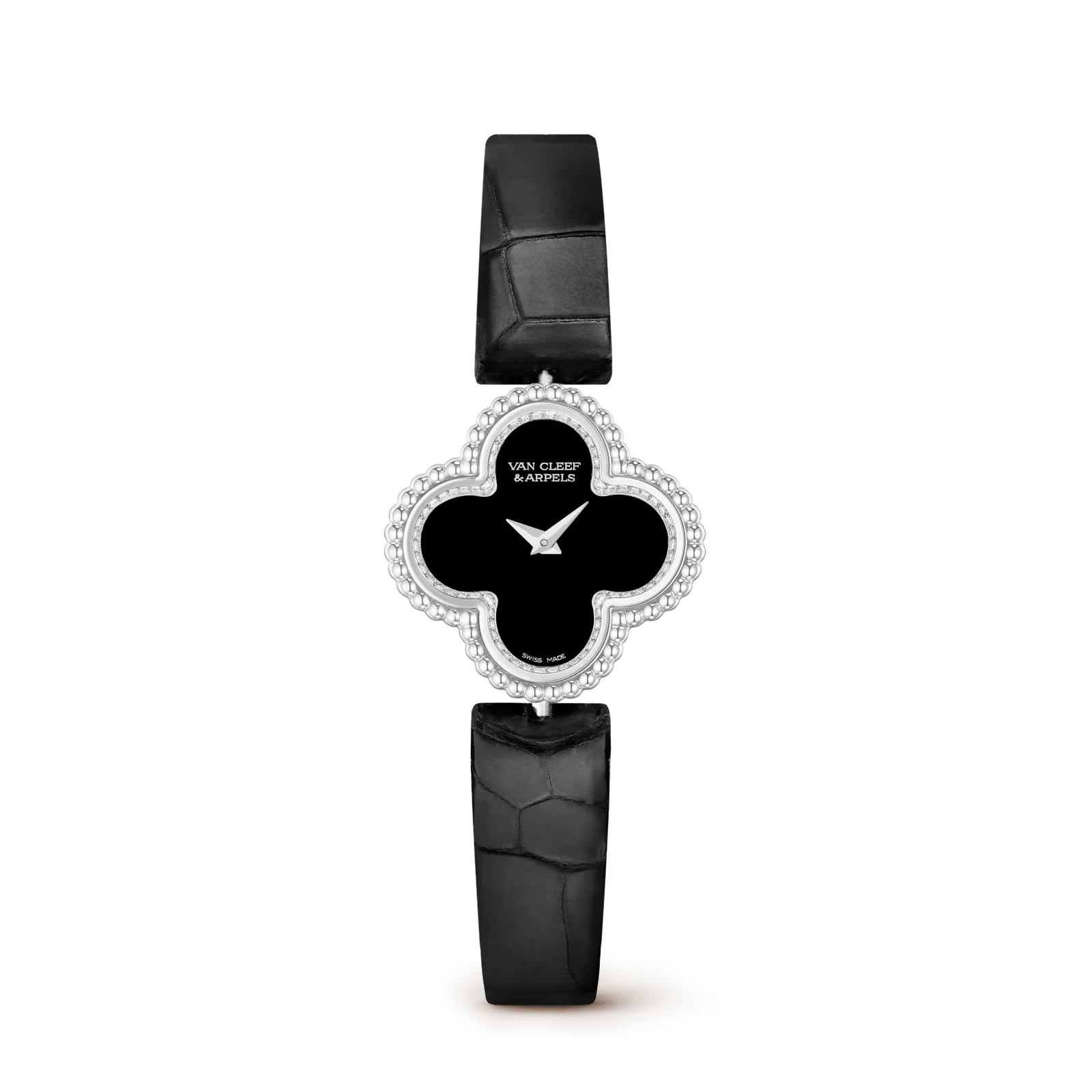 Sweet Alhambra Watch 22.7mm with Diamonds & Onyx