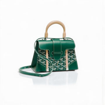 Goyard Saïgon Structuré Mini Bag Green – Canvas & Leather