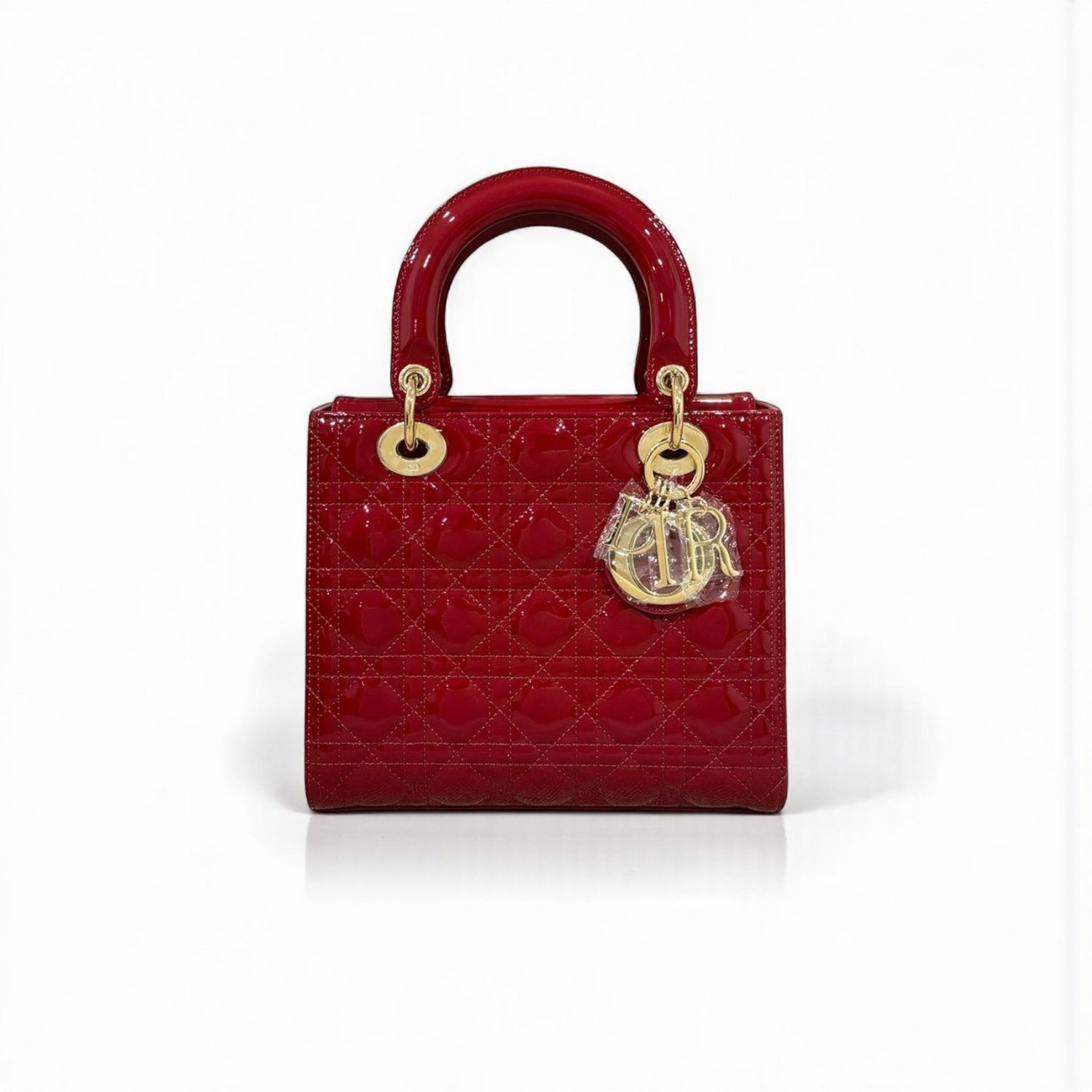 Dior Medium Lady Dior Bag 26cm Red Cannage Leather