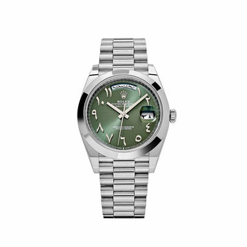 Day-Date 40 mm Stainless Steel Watch