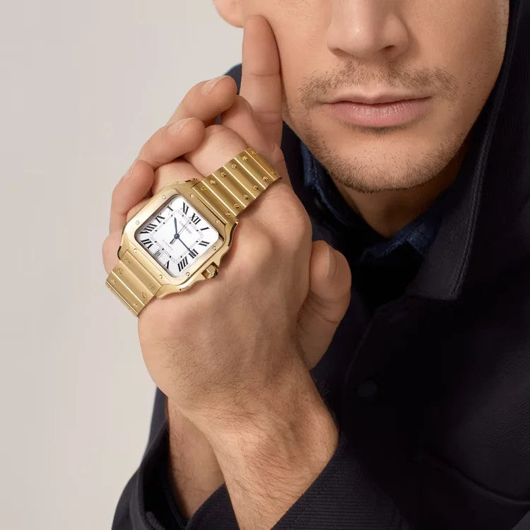 Santos de Cartier Large Model 40mm Stainless Steel & Gold