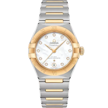 Omega Constellation – 27mm Yellow Gold, Stainless Steel, Zircon