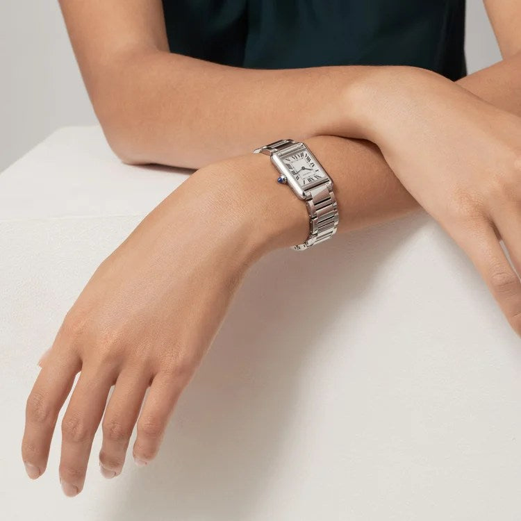 Tank Must de Cartier Watch 29.5x22mm Steel Quartz