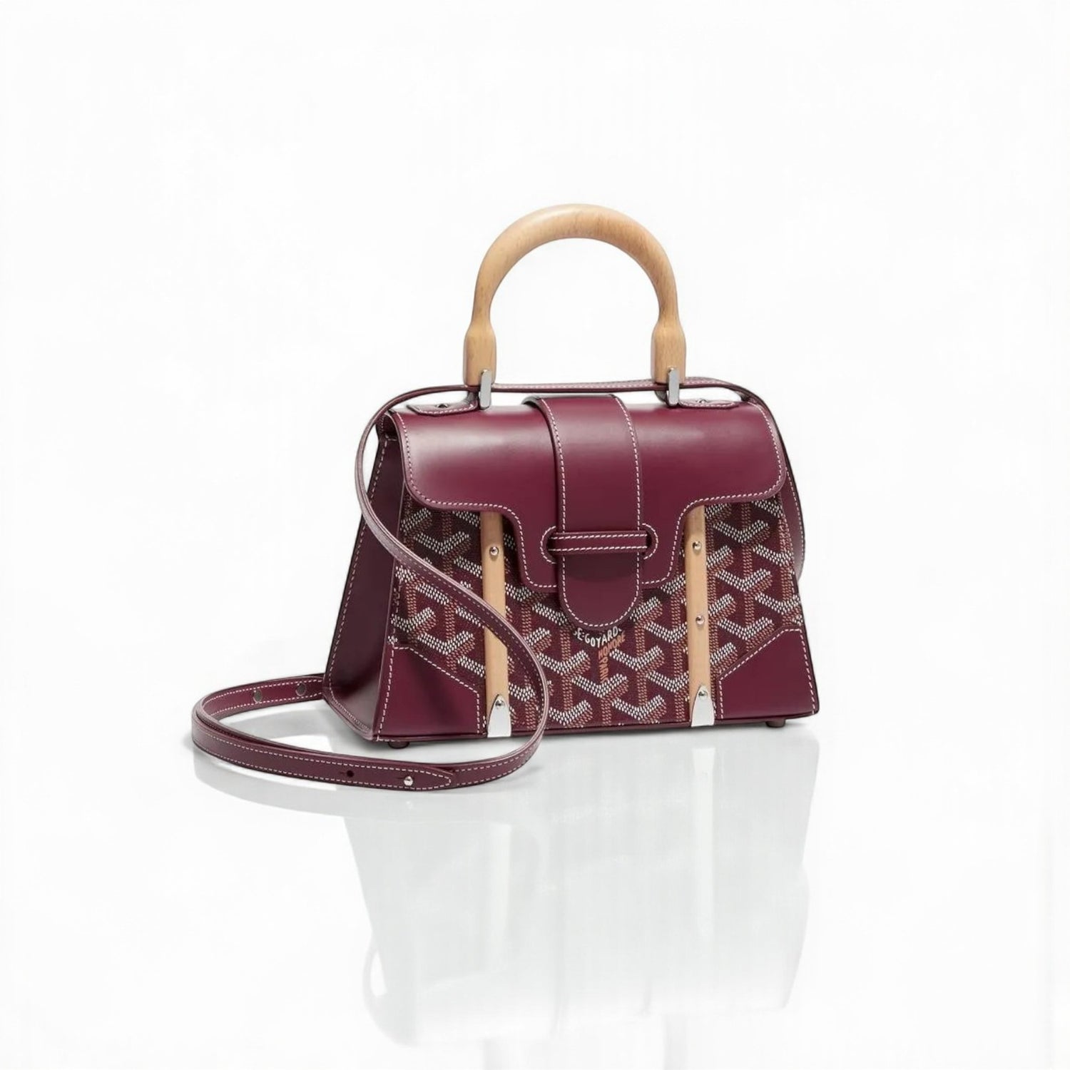 Goyard Saïgon Structuré Mini Bag Burgundy – Rare Find