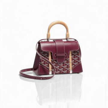 Goyard Saïgon Structuré Mini Bag Burgundy – Rare Find