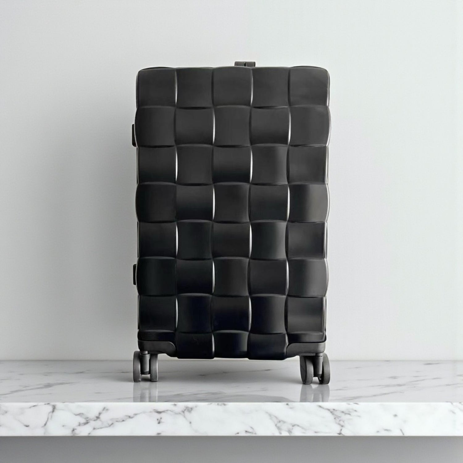 Bottega Veneta Odyssey Cabin Suitcase Black Polycarbonate, 52x32 cm