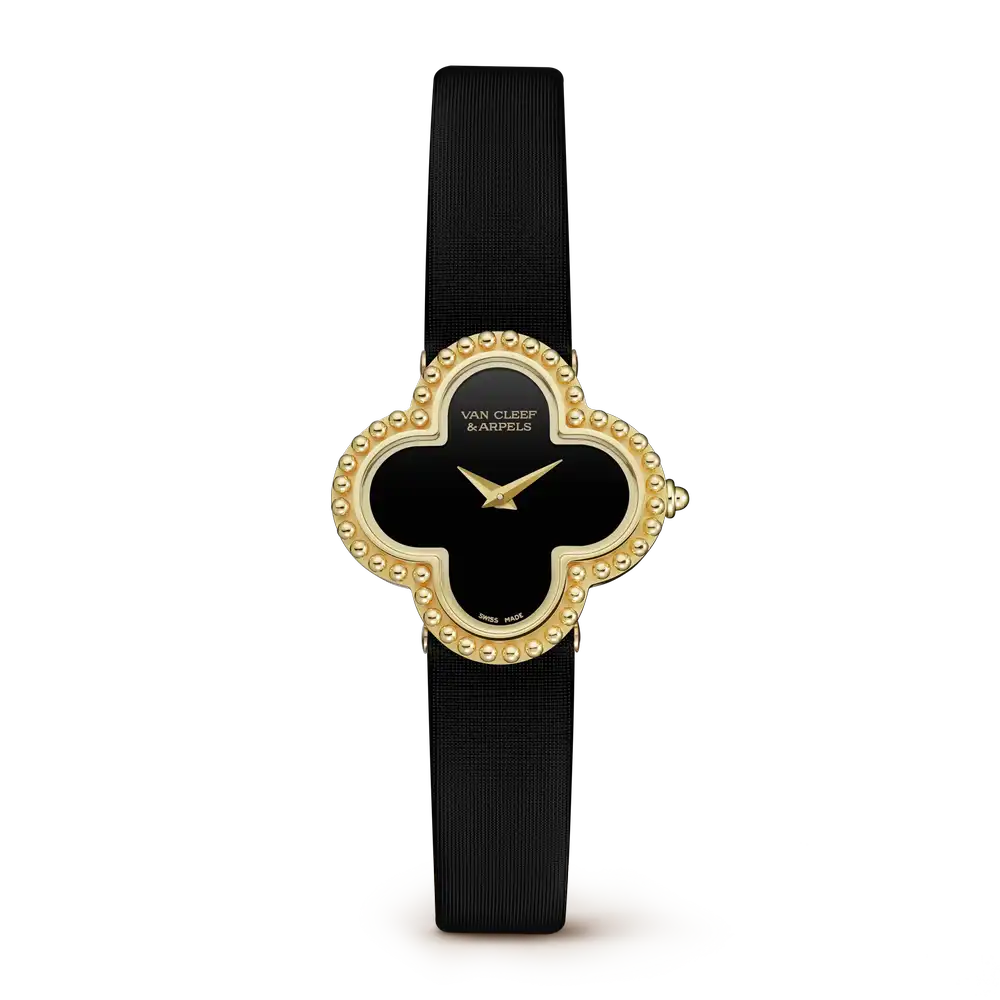 Alhambra Watch – 30mm Satin Strap, Stainless Steel, Zircon