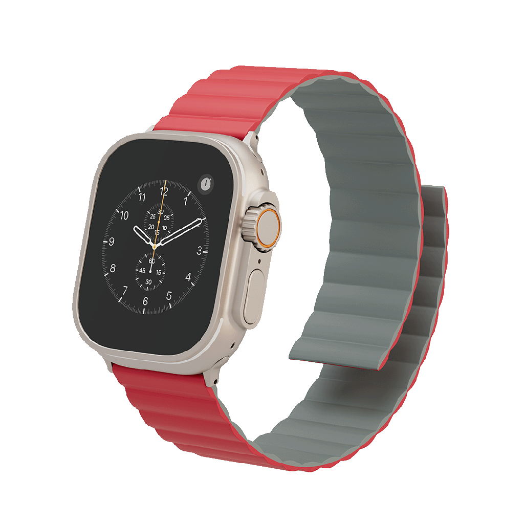 LEVELO Cosmo Magnetic Silicone APPLE WATCH STRAP 49/45/44/42mm