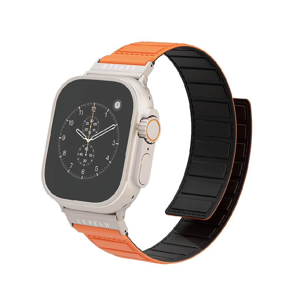 LEVELO  Vogue Magnetic Silicone  APPLE WATCH STRAP 49/45/44/42mm