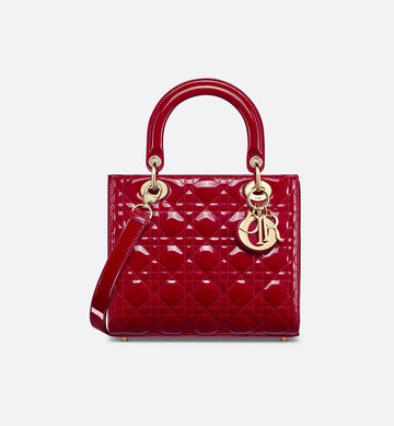 Dior Lady Dior Red – Iconic Top Handle Bag