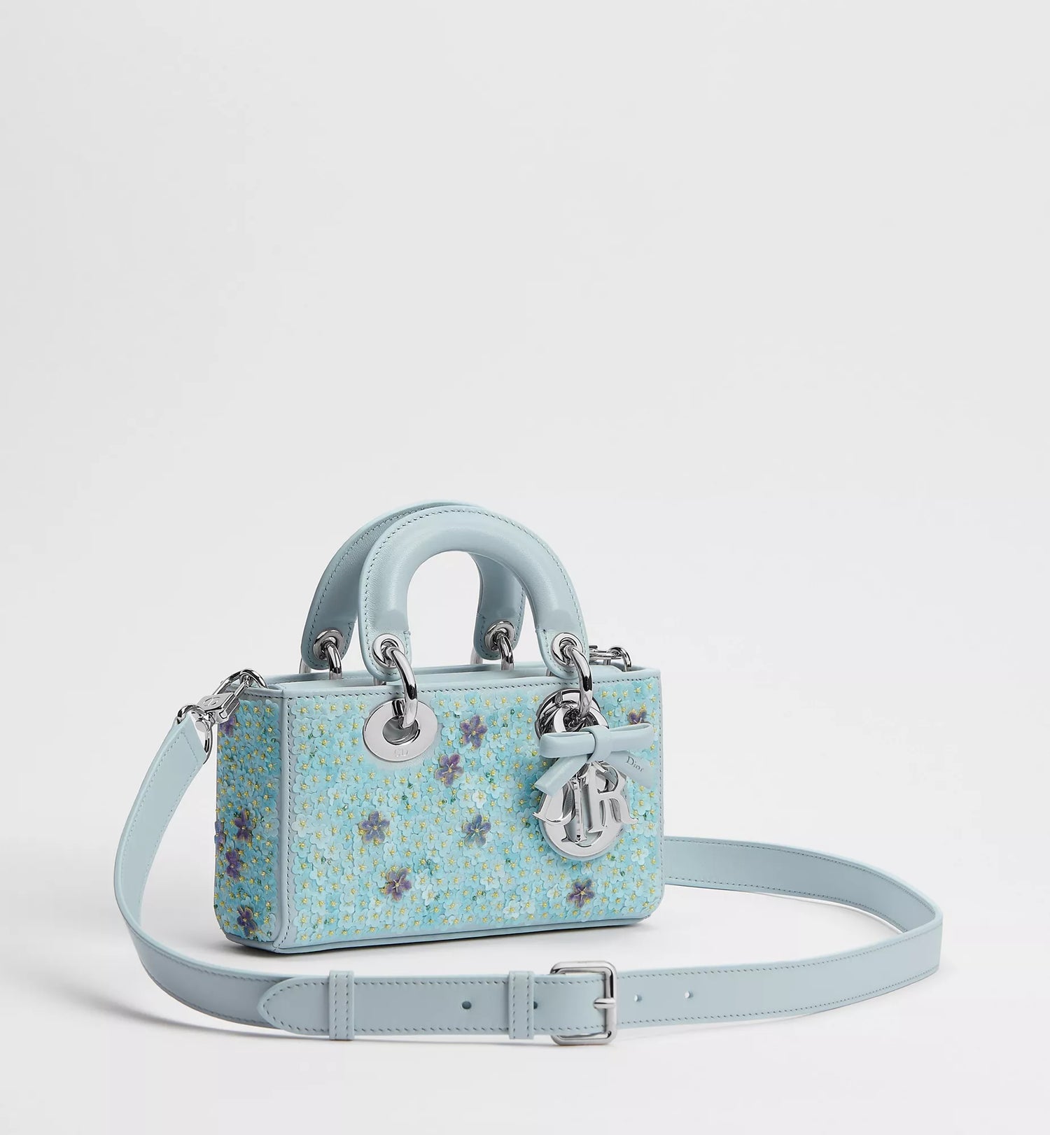 Mini Lady D-Joy Embroidered Bag