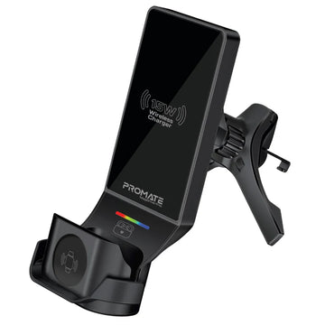 PROMATE MagDrive-Trio  3-in-1 MagSafe Compatible Car Wireless Charging Station