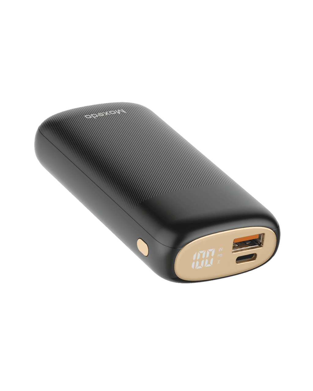 Moxedo Porta-Go Powerbank 10,000 mAh 20W Power Delivery USB-A/USB-C Ports with LED Battery Display Compatible for for iPhone, iPad, Airpods, Android and Samsung
