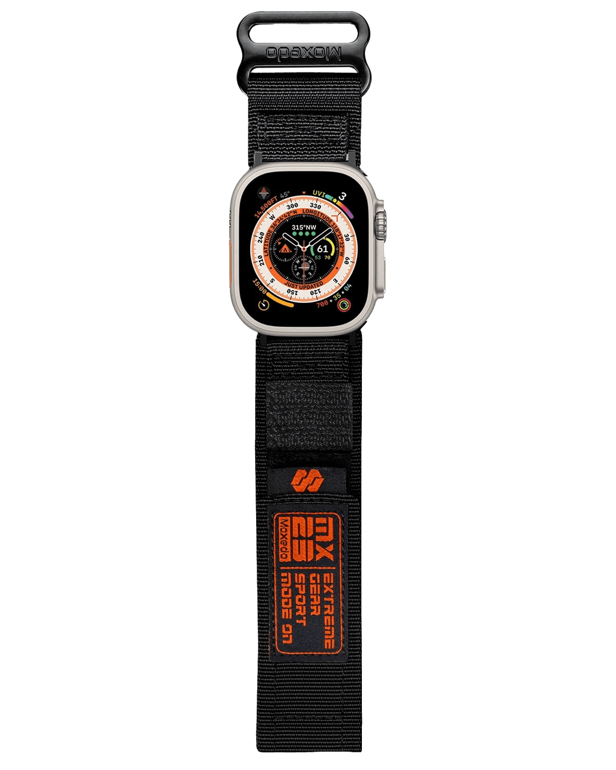 Moxedo MX23 Sports Rugged Nylon Braided Strap for Apple Watch Series 44mm/45mm/49mm