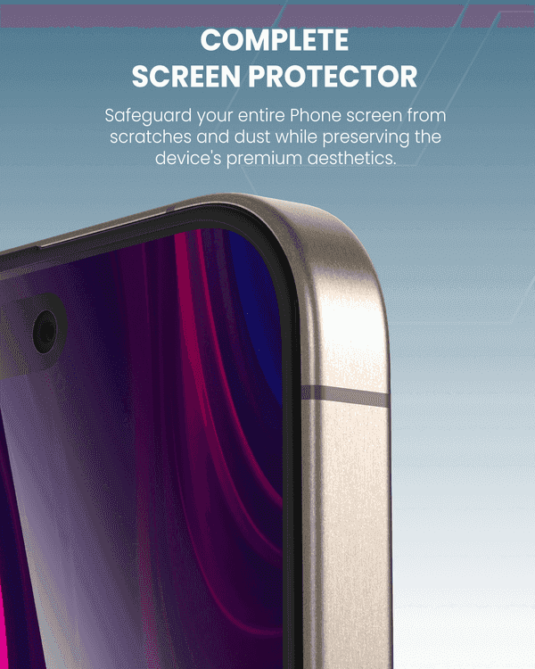 Moxedo Ultra Shield Tempered Glass Screen Protector 9H Hardness Full Coverage with Auto-Align Easy Applicator for iPhone 16 6.1 inch