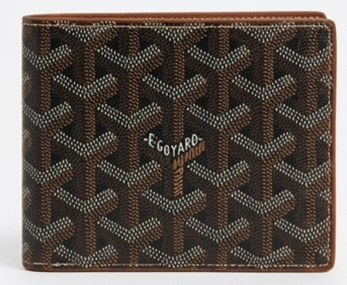 Goyard bifold wallet Goyardine style Brown