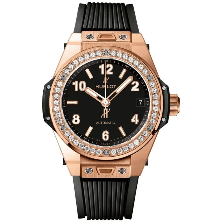 Big Bang One Click 38mm Steel Zircon