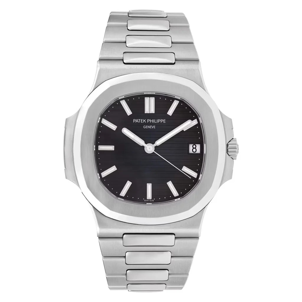 Patek Philippe Nautilus 40mm Stainless Steel Black Dial