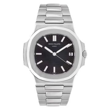Patek Philippe Nautilus 40mm Stainless Steel Black Dial