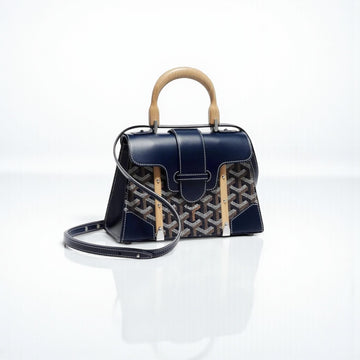 Goyard Saïgon Structuré Mini Bag Navy Blue
