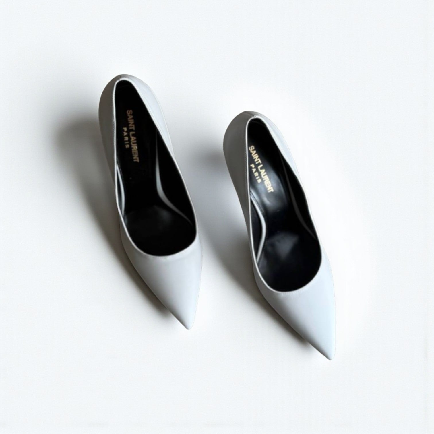 YSL Opyum Leather Pumps, 4.5" Heels, Smooth Leather, Box Damaged