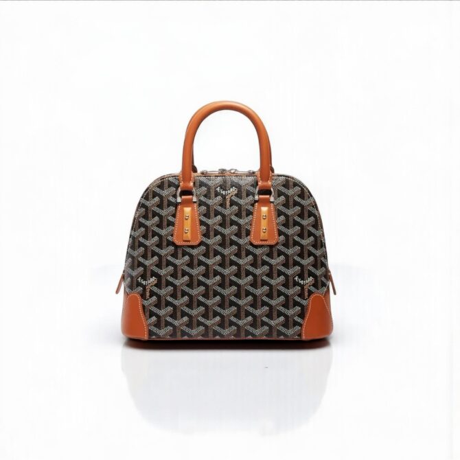 Goyard Vendôme Mini Bag 23cm Tan Canvas & Calfskin