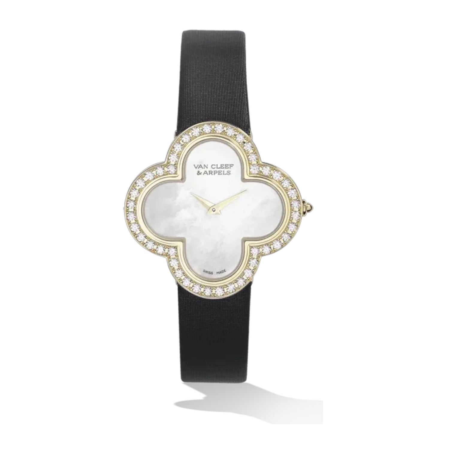 Alhambra Watch – Stainless Steel, Zircon, Satin Strap