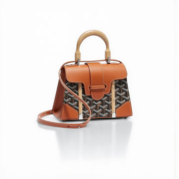 Goyard Saïgon Structuré Mini Bag Tan – Canvas & Leather