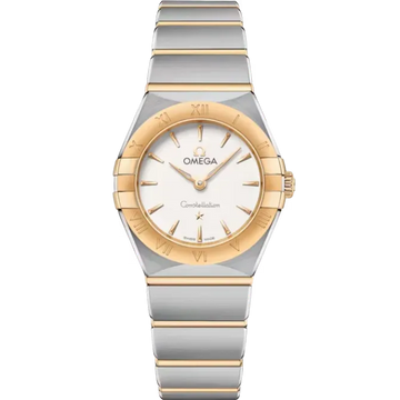 Omega Constellation – 27mm Yellow Gold, Stainless Steel, Zircon