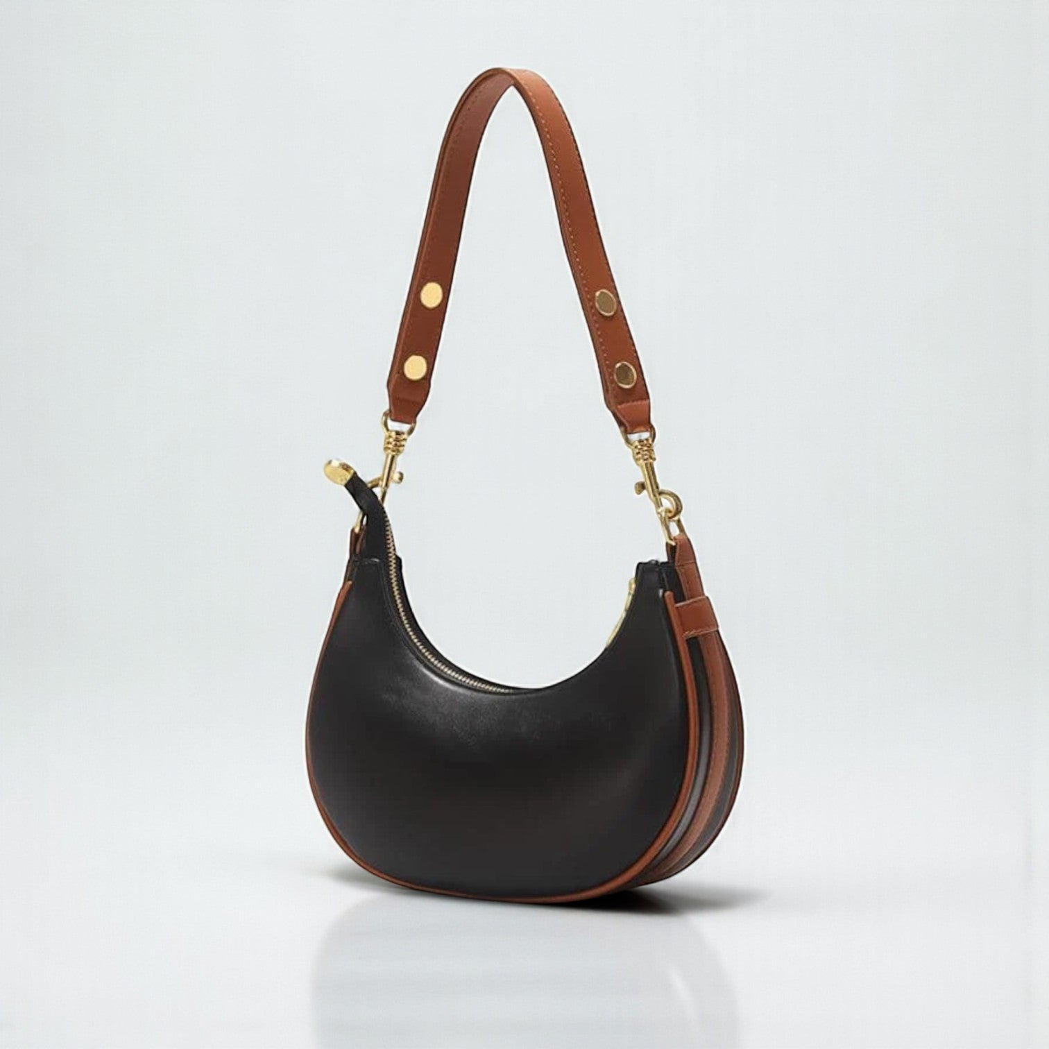 Celine Ava Strap Bag Smooth Calfskin Leather 17x24.5x7cm
