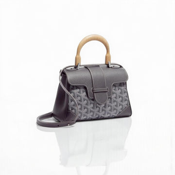 Goyard Saïgon Souple Mini Bag Grey – Canvas & Leather