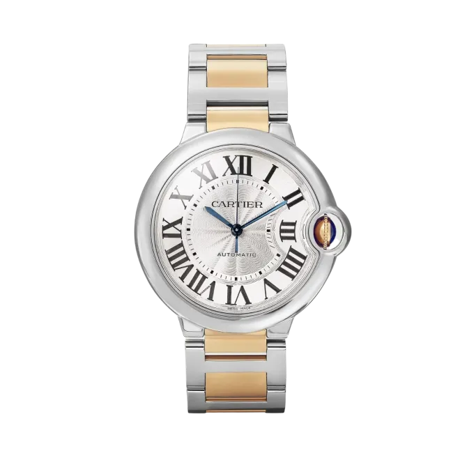 Ballon Bleu de Cartier 36mm Gold Steel Mechanical Movement
