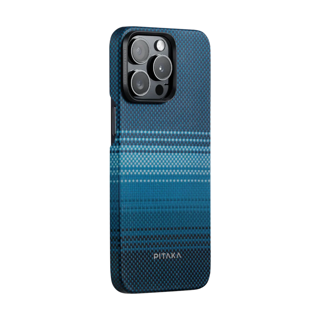 PITAKA Sunset Moonrise Tactile Woven Case for iPhone 15 Pro Max