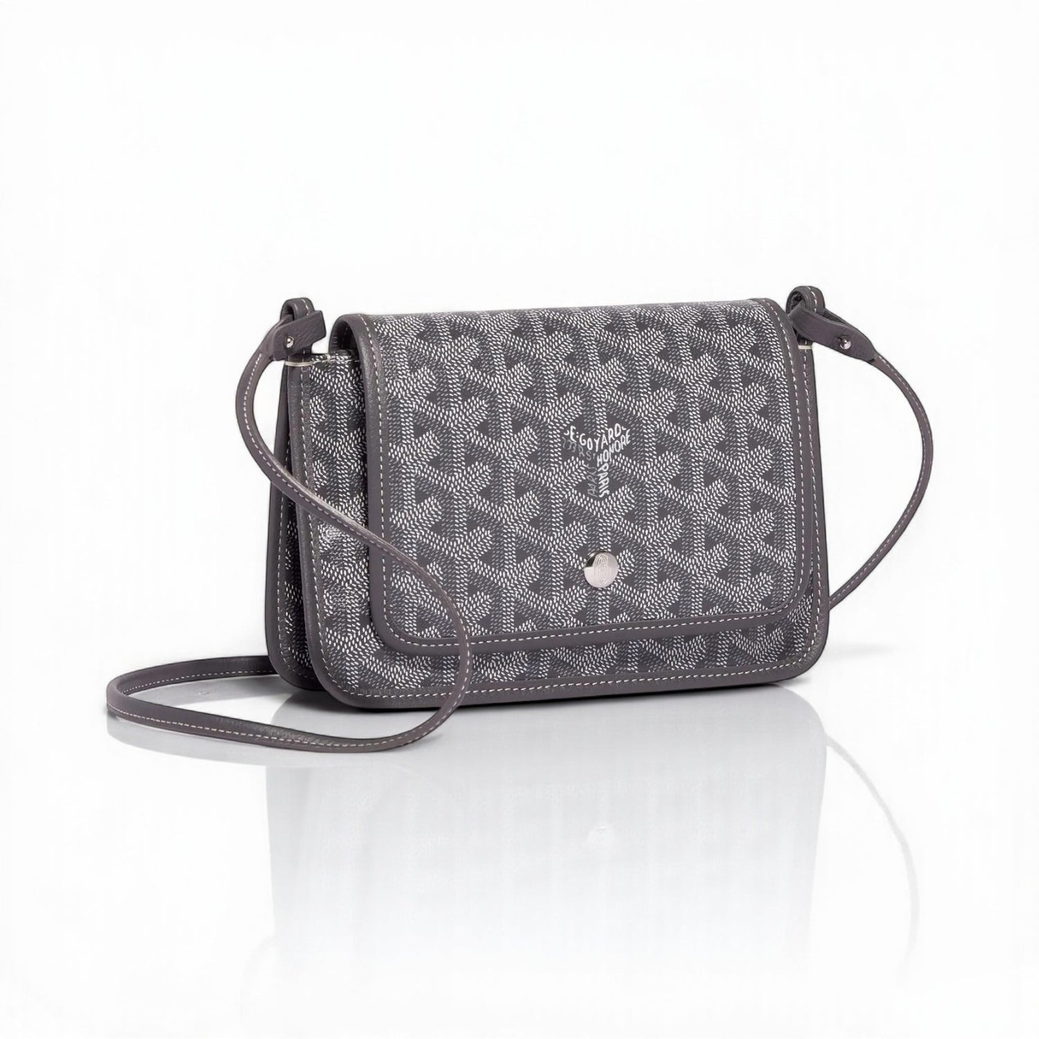 Goyard Plumet Pocket Wallet Grey – Canvas & Leather