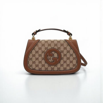 Gucci Blondie Top Handle Bag 27cm GG Canvas