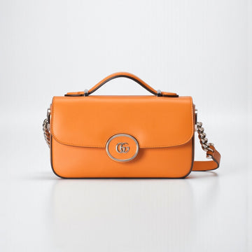 Gucci Petite GG Mini Shoulder Bag – Orange, Smooth Leather