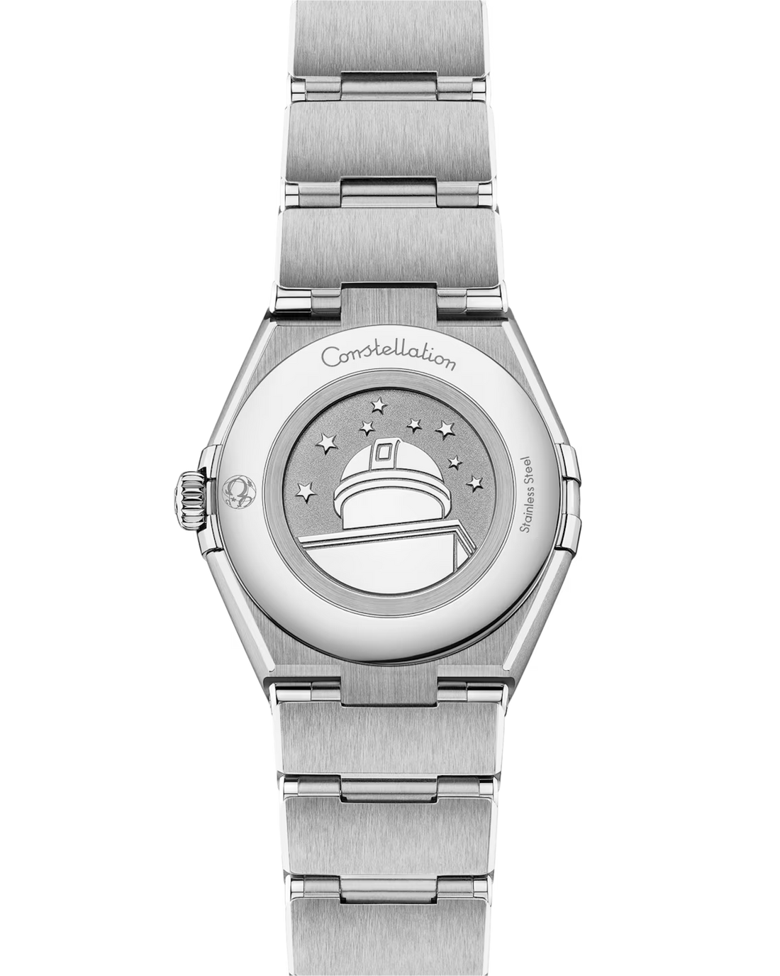 Omega Constellation – 27mm White Gold, White Dial, Stainless Steel
