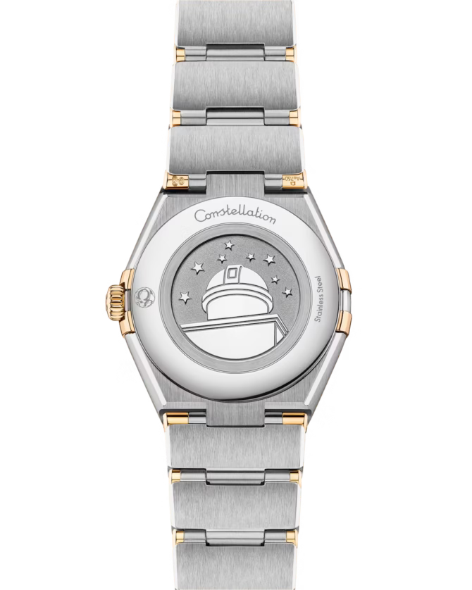 Omega Constellation – 27mm Yellow Gold & Steel with Zircon