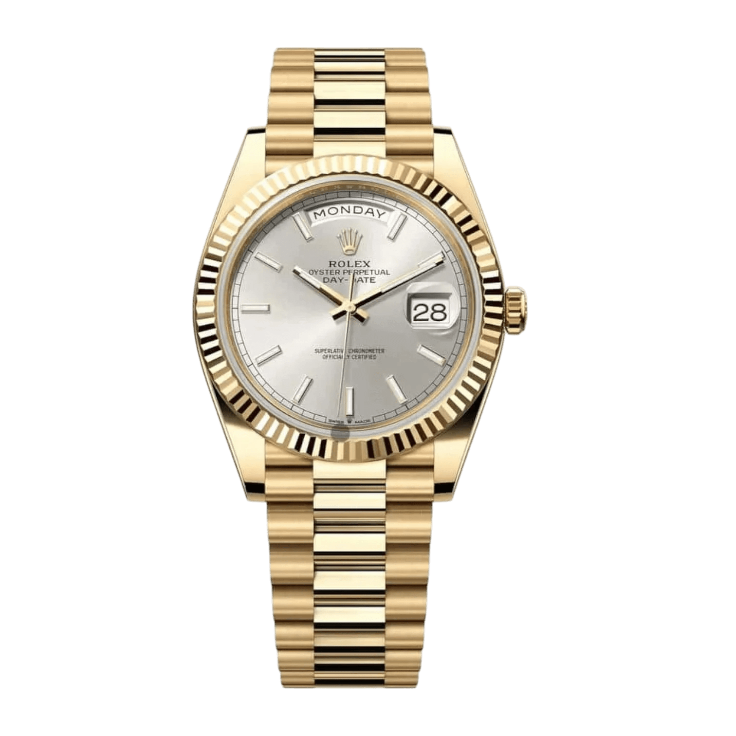 Day-Date 40 mm – Stainless Steel Watch