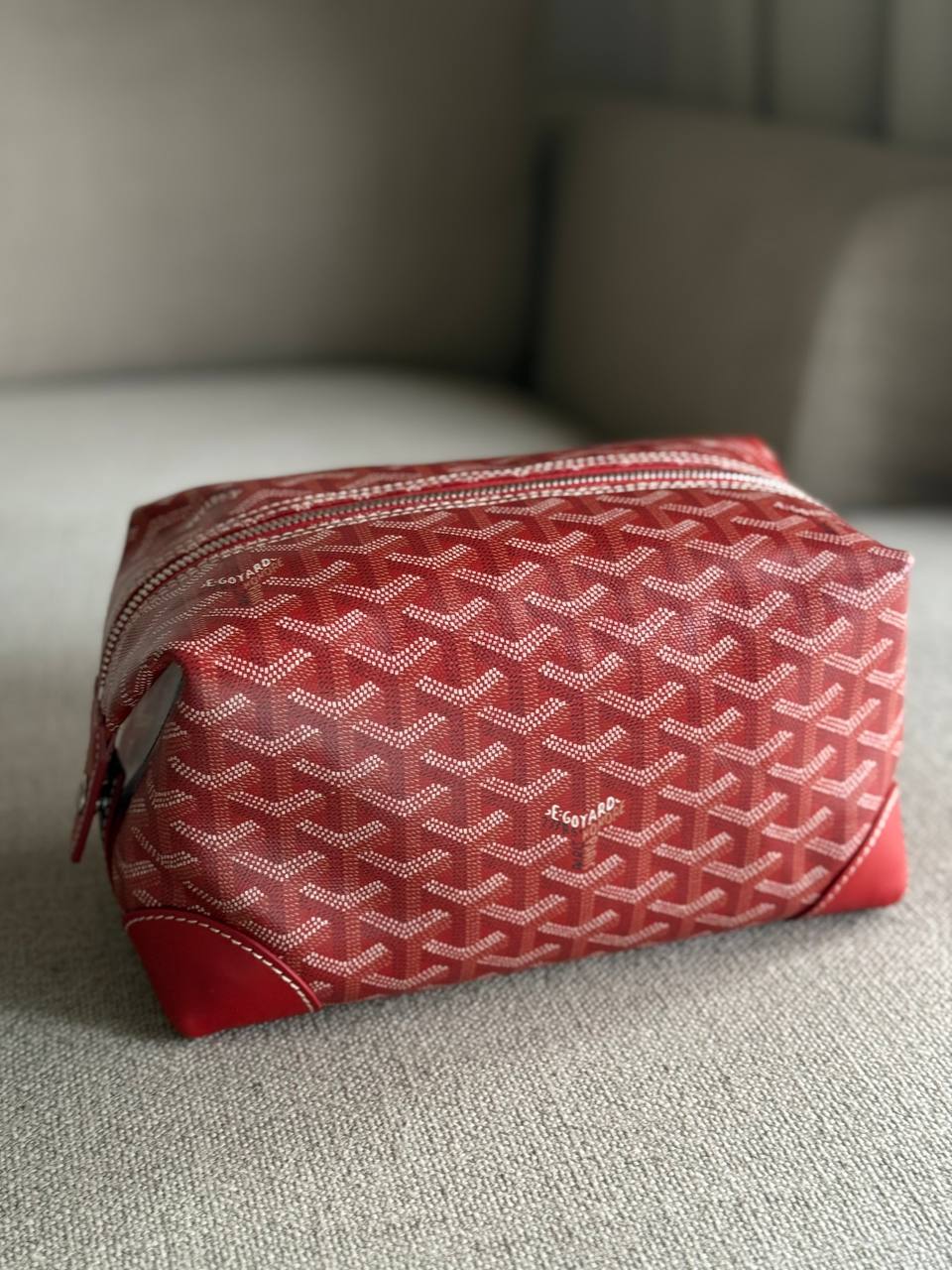 Goyard Bowling 25 Toiletry Bag – Red