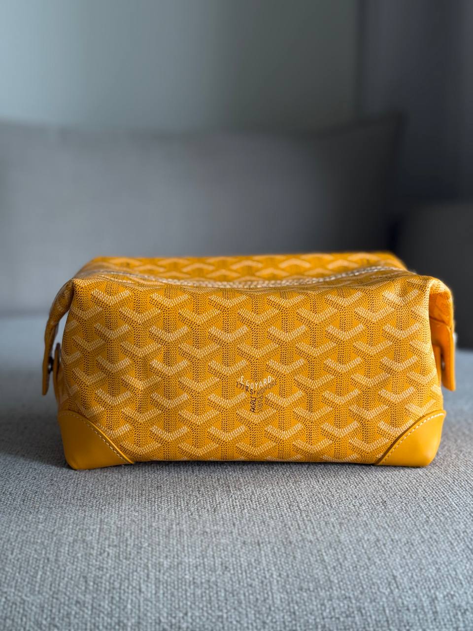 Goyard Bowling 25 Toiletry Bag – Yellow