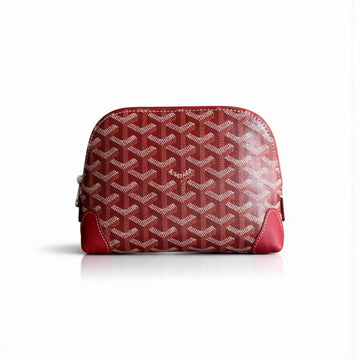 Goyard Vendôme Cosmetic Pouch – Red, Goyardine Canvas