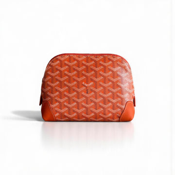 Goyard Vendôme Cosmetic Pouch – Orange, Goyardine Canvas