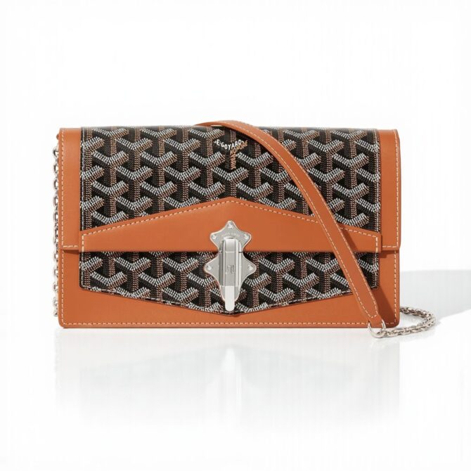 Goyard Duchesse Marie-Caroline Bag 25cm Tan Canvas & Calfskin