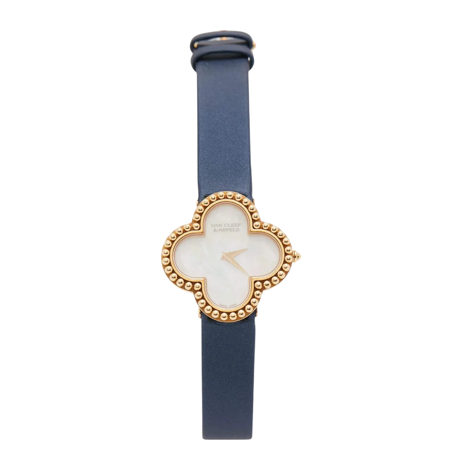 Alhambra Watch – 30mm Zircon, Satin Strap, Stainless Steel