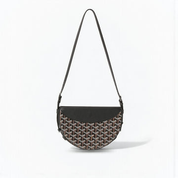 Goyard Hirondelle Bag 25cm Black Canvas & Calfskin