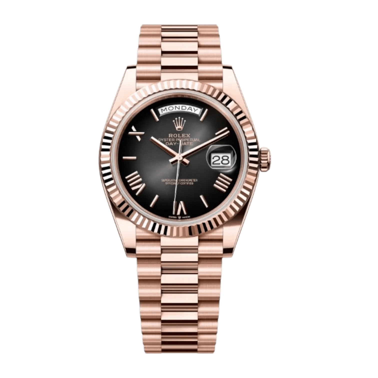 Day-Date 40 mm Stainless Steel Watch