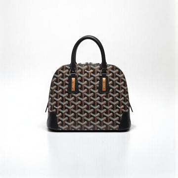 Goyard Vendôme Mini Bag 23cm Black Canvas & Calfskin