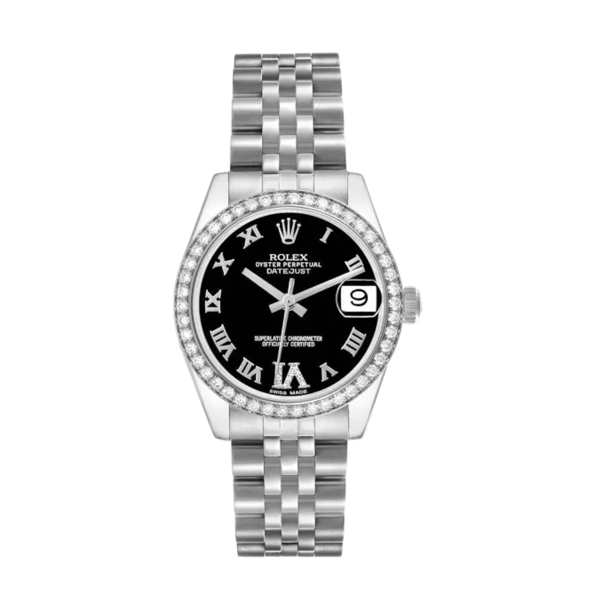 Datejust 31mm – Stainless Steel with Zircon Detailing