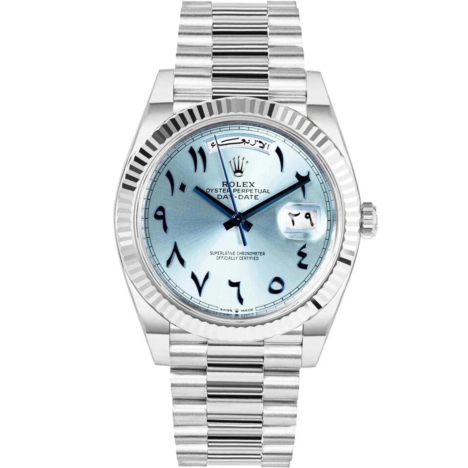 Day-Date 40 mm Stainless Steel Watch